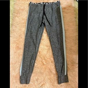 VS Steel Gray ULTIMATE Yoga Pants w/  Blue Stripe